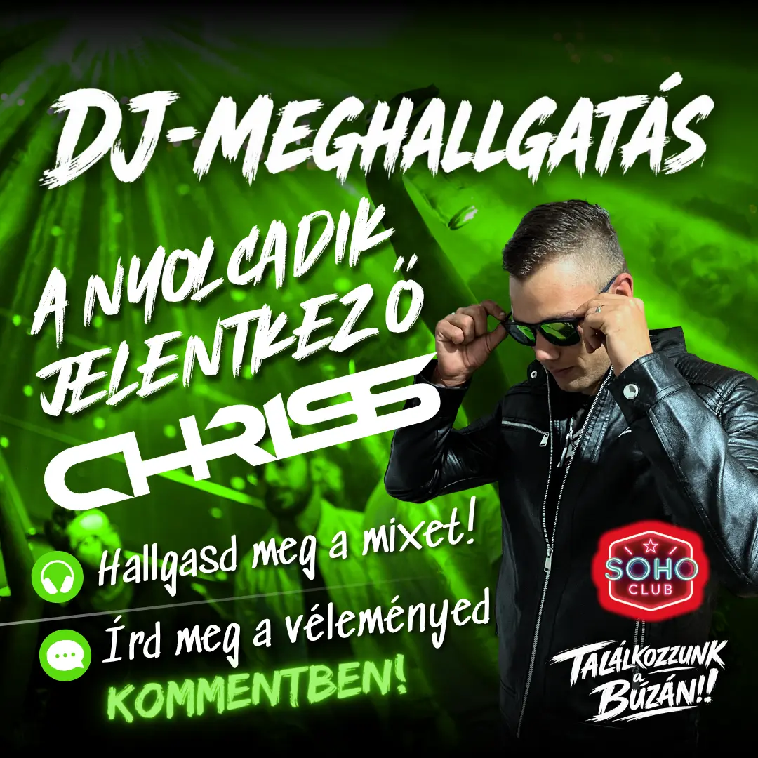 Chriss is elkészítette bemutatkozó mixét